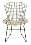 Modern Dining Restaurant Knock Down Metal Wire Chair