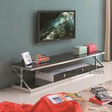 Modern High Quality Tempered Glass TV Stand