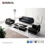 Orizeal Contemporary Design Leather Sofa, Three Seater Office Couch (OZ-OSF004)