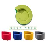 Cake Type Public Leisure Sofa Chair with Different Fabric Colors