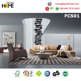 Modern Living Room Sectional Leather Sofa (FCS01)