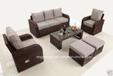 2018 New Design Patio Leisure Garden Hotel Lounge Outdoor Rattan Sofa Furniture