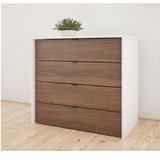 Modern Design MDF Wood Oak Color Drawer Cabinet Home Furniture