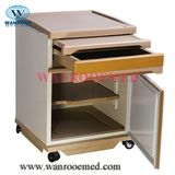 Bc009 ABS Steel Hospital Bedstand with Double-Deck Cupboard