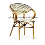 Outside Balcony Aluminum Tube Cafe Chair with Rattan (SP-OC368)