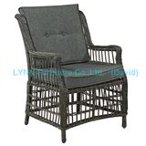 Patio Armchair Round Rattan Single Sofa Garden Furniture