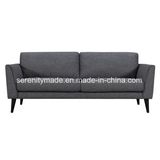 European Simple Style Deep Grey Corner Fabric Sofa for Home Furniture