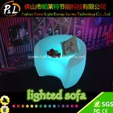 RGB Color Changing Lighted Garden Furniture LED Sofa