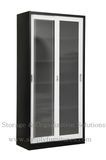 Sliding Door Storage Cabinet with Lock