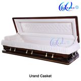 Full Couch High Gloss Chinese Cheapest Velvet Casekt and Coffin
