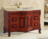 Modern Oak Wood Big Bathroom Vanity Cabinet