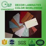 Post Forming HPL/Wood Grain Laminate Kitchen Cabinets