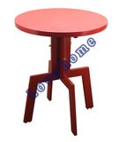 Modern Dining Restaurant Metal Leg Wooden Table