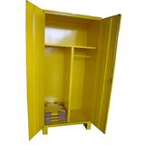 Yellow Color Plastic Painting Sheet Metal Cabinet
