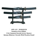 Letter Opener Japanese Samurai Katana Swords Crafts Jot-115