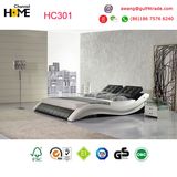 2017 Cheap Modern King Size Leather Bedroom Bed for Bedroom Furniture (HC301)