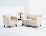 New Design Office Furniture Leather Sofa with Movable Wheel