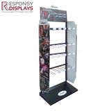 Metal Floor Gloves Display Rack Shelf with Hanging Style