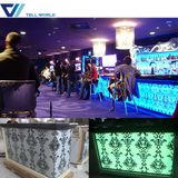 Nightclub Pub Salad Bar Illuminated LED Mobile Bar Counter