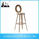 Bar Furniture Gold Stainless Steel High Bar Chair