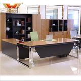 Fashion Design Bamboo Venner L Shape Desk Modern Office Furniture