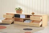 Solid Pine Wood Cabinet Modern Living Room Fashion Drawers Cabinet (M-X2037)