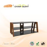 High Quality Tempered Glass & MDF Fancy Design TV Stand Suit 30