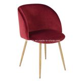 Flannelette Hotel Restaurant Living Room Dining Chair (JY-F37)