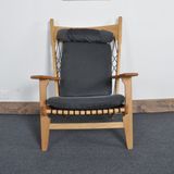 Foshan Modern Wooden Chaise Lounge Chair for Living Room Furniture