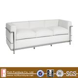 Replica Stainless Frame Leather Modern Sofa (LC2)