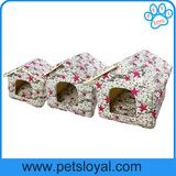 Factory Wholesale 3 Sizes Fashion Pet House Dog Cat Bed