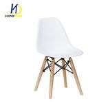 Replica Designs Nursery Eams Kids Plastic Dining Chair with Wooden Leg