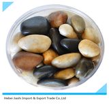 Hot Sale High Polished Landscape Garden Pebble Tiger Stripe Pebble Stone