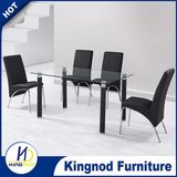 Tempered Glass Clear Dining Room Table