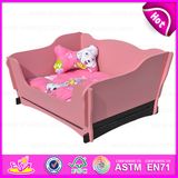 2015 Luxury Dog Bed, Dog Pad, New Fashion Dog Bed Furniture Wholesale Dog Beds for Pets, Top End Wooden Dog Bed W06f004A