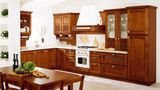 Small Teak Wood Kitchen Cabinet