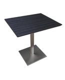 Wholesale Supplies Outdoor Restaurant Polywood Coffee Dining Tables (PWT-15503-Black)