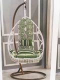 Comfortable Fabric Adjustable Height Swing Chair Garden Chair