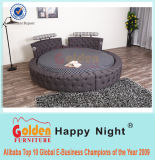 Girl Lover Popular and Cheapest King Queen Size Round Bed 6823