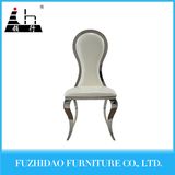 Oval Shaped Wholesale Stainless Steel Metal Dining Chair