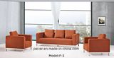 Modern Leather Office Sectional Receptional Commercial Sofa (F-3)