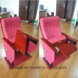 Wooden Back & Fabric Seat Cover Auditorium Chairs Yj1613r