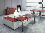 High End Wooden Bureau Furniture Office Boss Table (HF-YZ04)