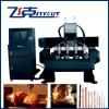 High Quality CNC Flat-Rotary Multi-Heads Wood Carving Machine