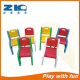 Kids Plastic Back-Rest Chair for Kindergarten