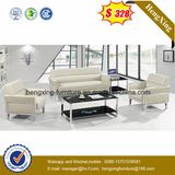 3+1+1 White Black Leisure Leather Sofa with Corner (HX-CS080)
