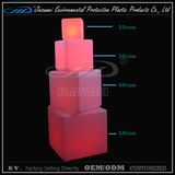 PE Material Color Changing Lighting Bar Stools