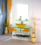 New Design Tempered Glass Basin/Bathroom Vanity