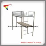 School Dormitory Metal Bunk Bed with Bookcase (HF003)