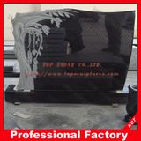 European Style Black Granite Tombstone, Headstone, Monument